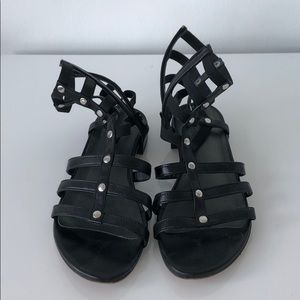 Stuart Wietzman gladiator Sandal w/ silver detail